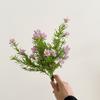 7 Fork Artificial Flower Water Plants Jasmine Wild Chrysanthemum Fake Flower Arrangement with Grass Home Outdoor Wedding Decor