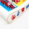 MORIPiLO Children's Low Pillow - Tomica Junior Soft Memory Foam Pillow - Police Car, Fire Truck, Ambulance - Ivory - 35x25x5cm - Skin-friendly Microfi