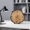 Rustic Wall Clock Made of [material Not Specified], Quiet, for Classrooms, Cafes,