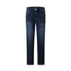 Qipilong Men's Winter Warm Fleece-Lined Straight Fit Jeans
