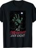 All Surgeons Love Veins Halloween Surgery Scary Men's & Woman T-Shirt