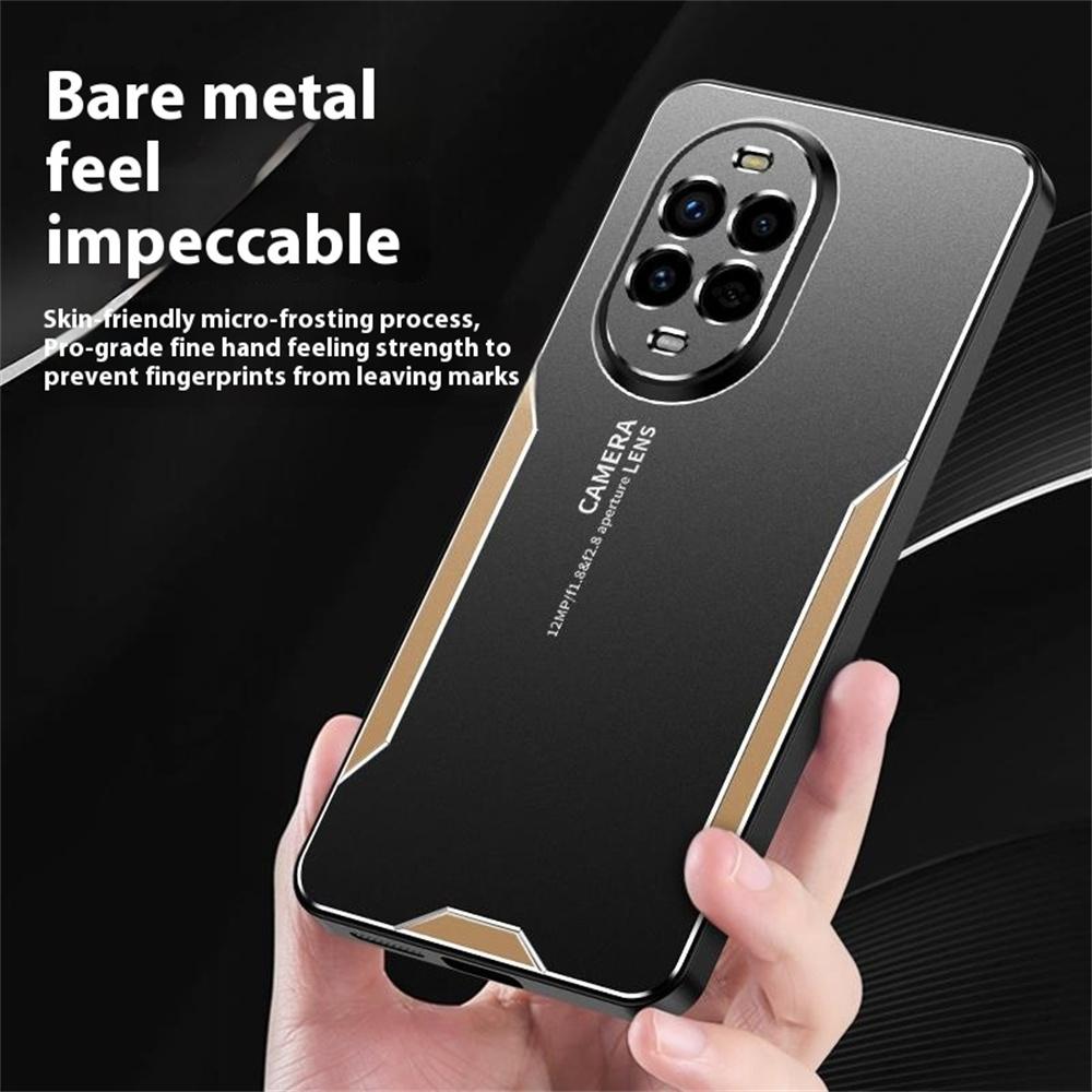 For Oppo Reno14 Pro 5G (Global) Telefondeksel Aluminiumslegering TPU PC Bakdeksel