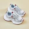 Women'S Thick Bottom Dad Shoes Spring New Silver Breathable Versatile Heightening Lightweight Casual Sports Shoes