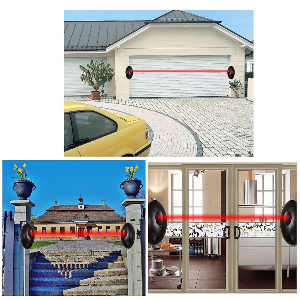ABO 20 Waterproof Active Photoelectric Single Beam Infrared Sensor Barrier Detector for Gate Door Window Burglar Alarm