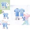 Authentic Manchester City Home Jersey Harland 9 De Bruyne 17 Adult Kids Set