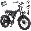 Electric Bicycle KETELES K880, 1000W Motor, 48V 17.5Ah Battery, Top Speed 50 Km/h, Cruising Range 100km, 20x4.0 Inch Tires