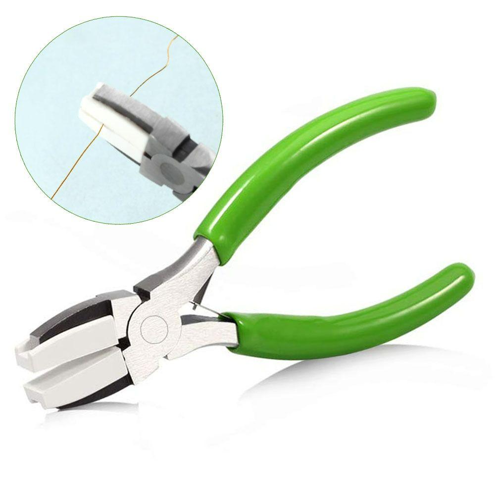 Steel Wire Straightener Pliers Nylon Jaw Jewelry Making Pliers Universal Nylon Jaw Pliers