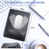 UnivoColors Ergonomic Mouse Pad with Wrist Rest, Premium PU Material, Sophisticated Design, Memory Foam for Reduced Fatigue, Non-Slip Base, Ideal for