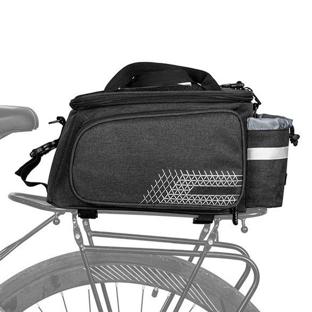 Sacoche de Selle de Vélo Sac de Porte-Bagages Arrière pour Vélo 17L Grande Capacité Combine les Capacités de Port à la Main, Bandoulière et Montage sur Vélo