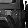 For 07-18 Jeep Wrangler JK Aluminum Gas Tank Cap Locking Fuel Filler Door Cover