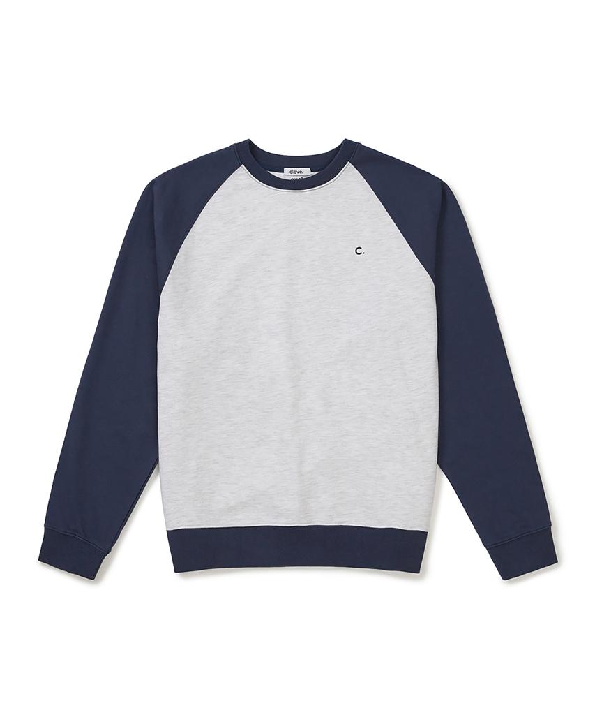 CLOVE [26Ss Clove] Raglan Sweatshirt_Men (Light Gray)