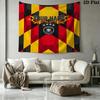 Custom Name Deutscher Fußball-BundPrinted Tapestry – Wall Hanging for Bedrooms, Dorms, and Home Decor
