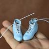 1 Pereche 4*1.5Cm Ob22/Ob24 Pantofi din Piele pentru Păpușă Accesorii de Îmbrăcat 1/6 Licca Pantofi din Piele