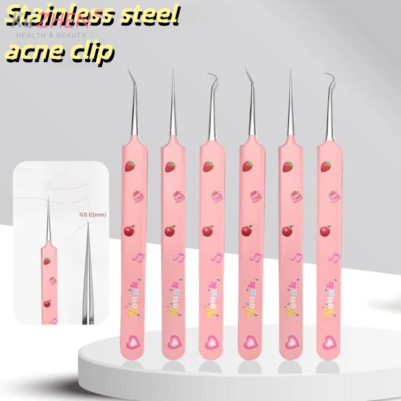 1/3PCS Ultra Fine Cell Pimples Black Head Clip Tweezers Beauty Salon Special Scraping Closing Artifact Acne Needle Tool Stain