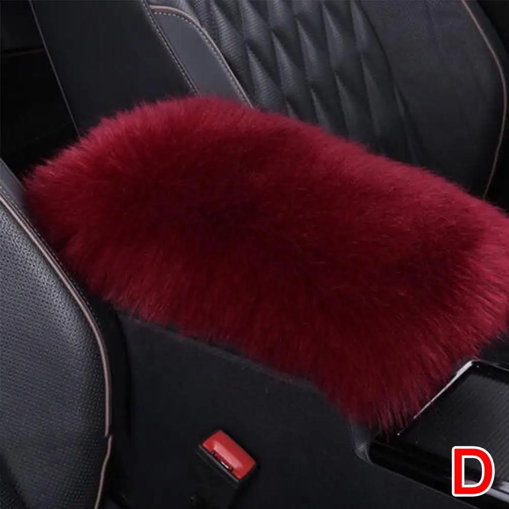 Cuscino Bracciolo Auto Inverno Peluche Ispessito Caldo Inverno Interno Cuscino Bracciolo Controllo Centrale Generale La Copertura S1O9