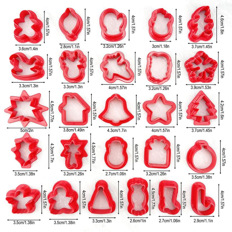 1Set Polymer Clay Earring Cutter Multiple Shapes Clay Cutter Geometric Shape Clay Pendant Polymer Clay Tool Cookie Cutter