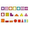 Stained Glass Magnetic Tile Set: Strong, Fun Assembly Building Blocks for Early Education Ages 3-6