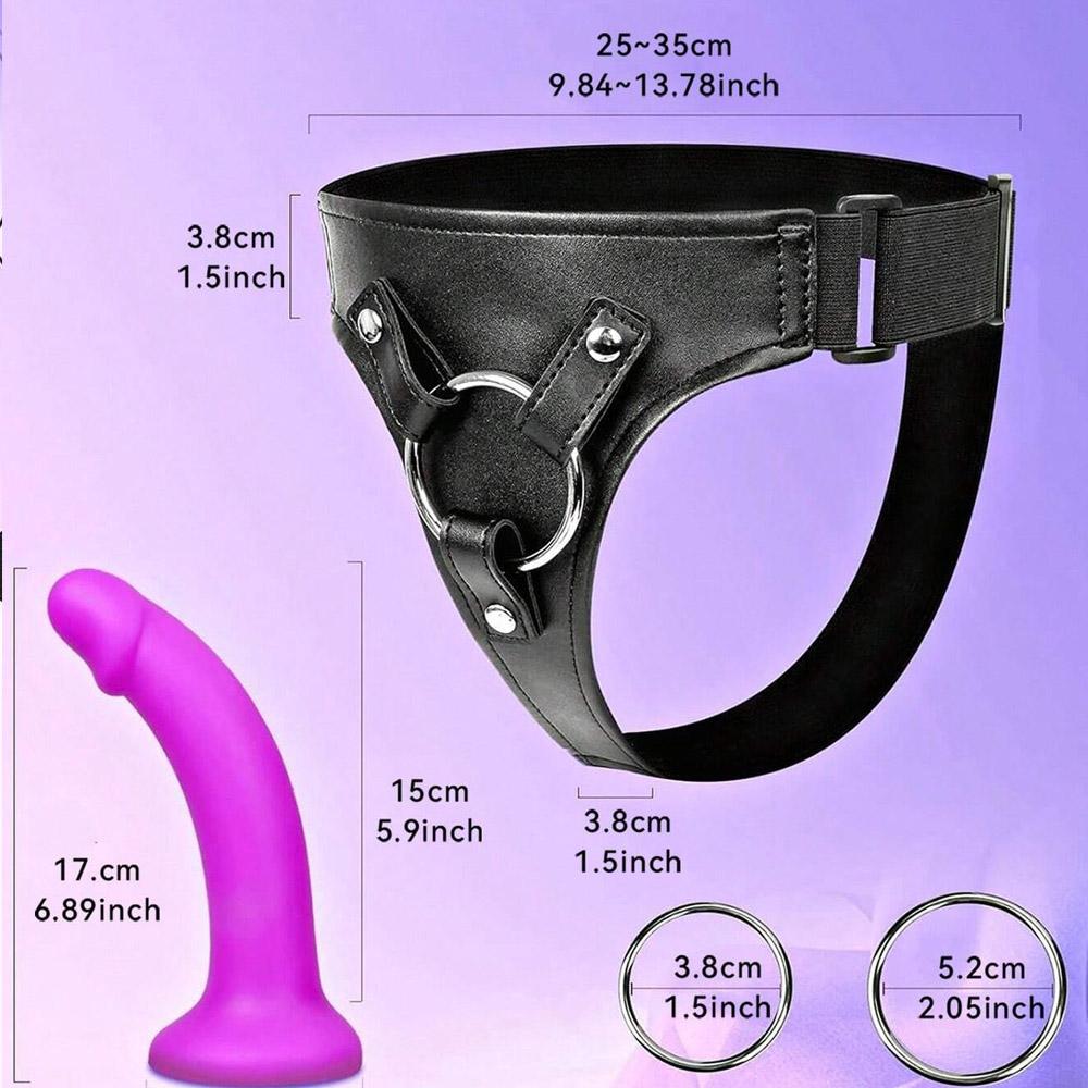Wearable Sex Harness, Removable Dildo, Realistic Penis for Female Masturbation SM Adult Sex Toys for Female Couples Lesbian