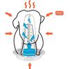 Chicken Holder for Grill and Smoker Stainless Steel Beer Chicken Stand With12 Slots Chicken Wing Leg Rack Barbecue Skewers