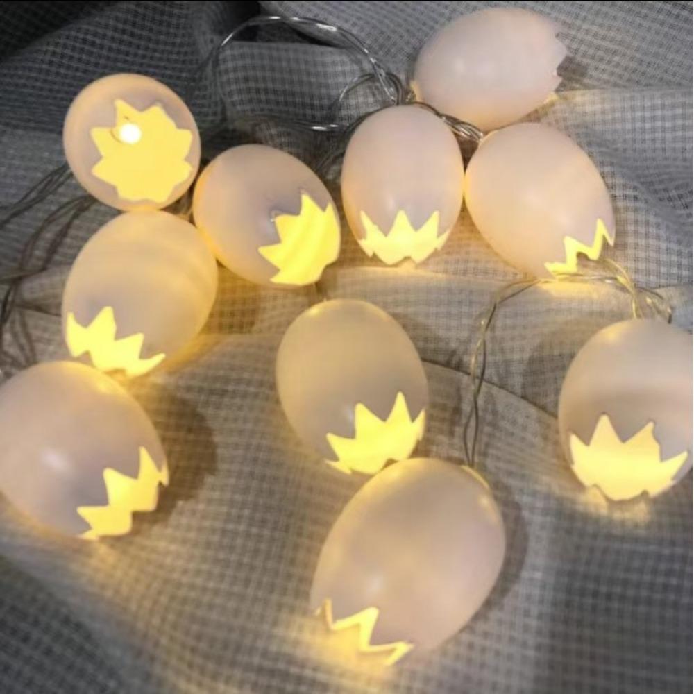 Eggs Chick Carrot Easter LED String Warm Light Festival Lamp Fahion Garland Lights  Party
