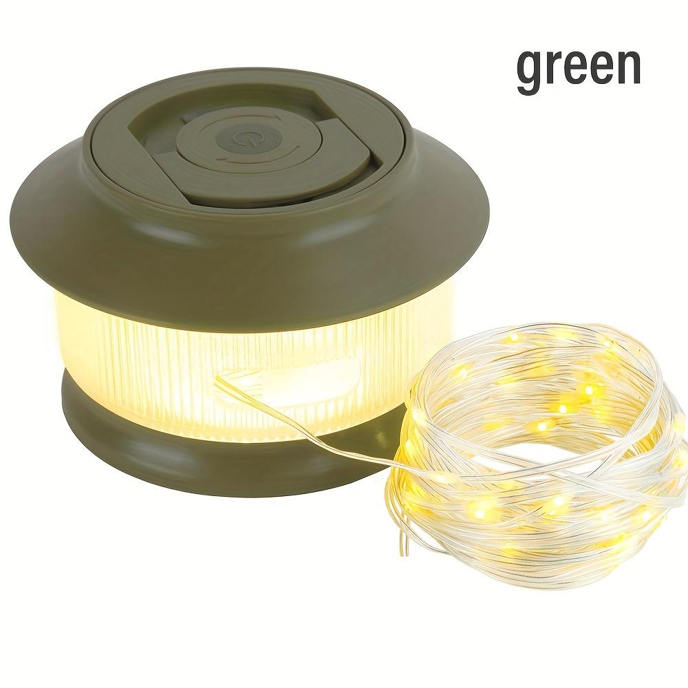 D5 LED Camping Lantern Portable Electric Light, USB Rechargeable Portable Camping Light, Warm White Lighting, Five Dimming Modes