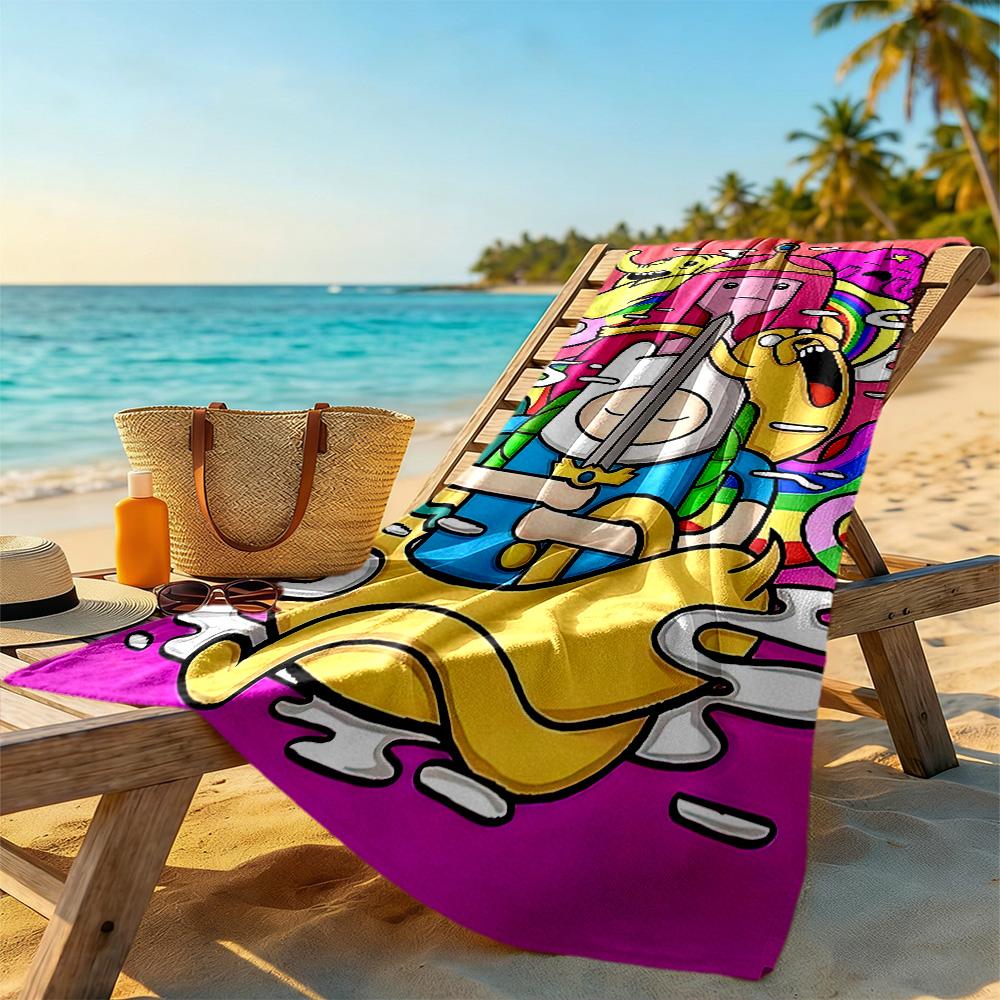 Digital Circus Beach Towel Super Soft & Absorbent Comfortable Lightweight Perfect for Traveling Yoga Camping and Swimming