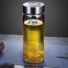 HEENOOR Portable Borosilicate Glass Water Bottle