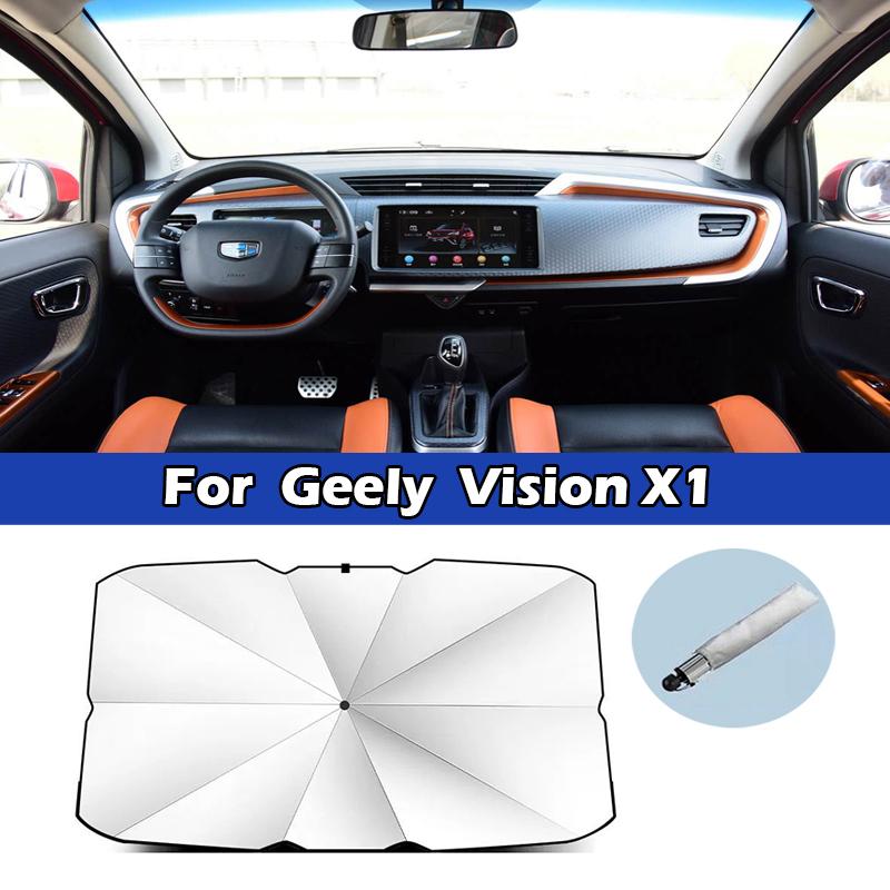 Auto Zonnescherm Paraplu Voorruit UV Beschermer Voor Geely Monjaro Xingyue L Preface Boyue Emgrand Haoyue Panda Binrui Binyue