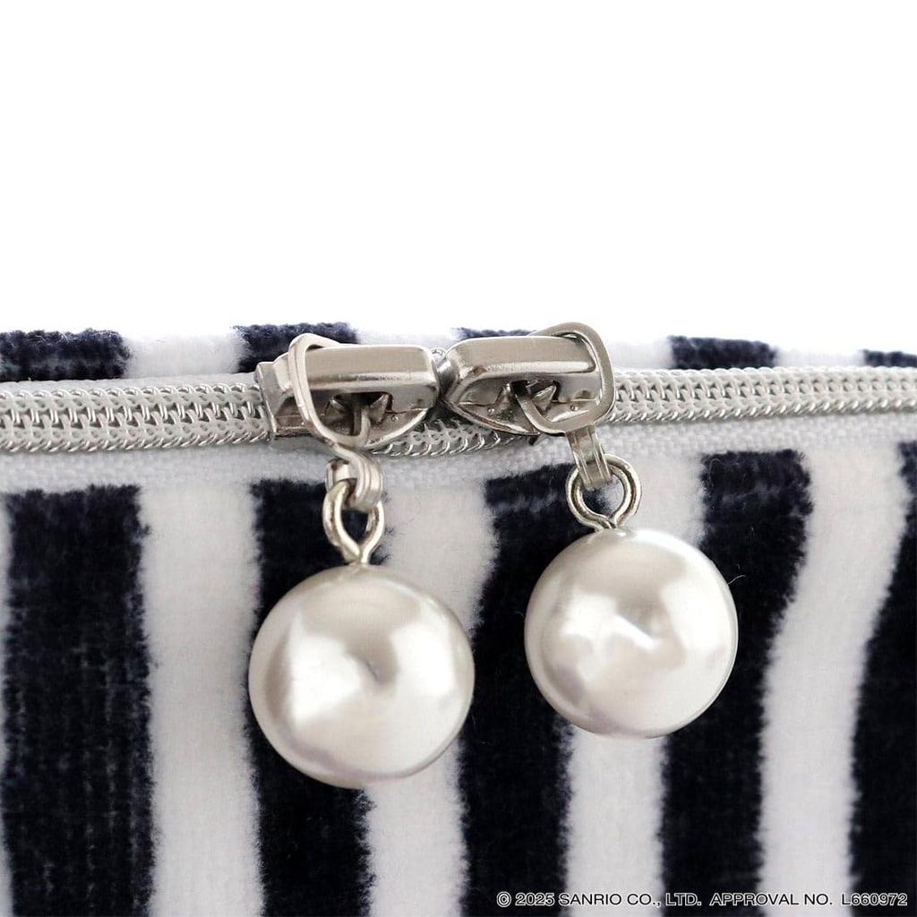 Anna Sui X My Melody Kuromi Zippered Towel with Bottle Case, My Melody (Pink), Women's Hand Towel, Approx. 13cm, Product Code: 001445-0001-01