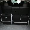 Car Trunk Storage Bag Leather Camping Box Collapsible Auto Emblem Organizer Accessories for BMW M Performance E36 E60 E90 E46