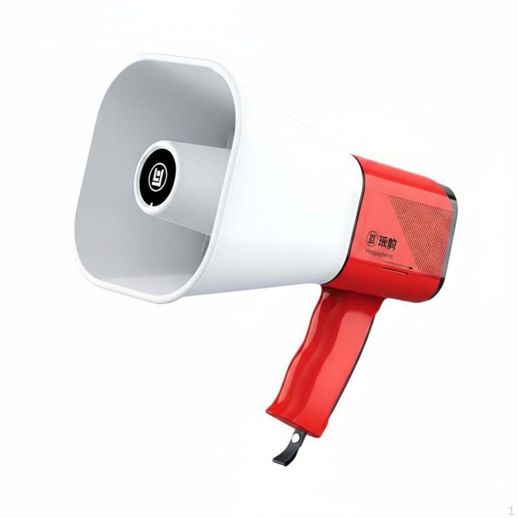 Bluetooth Megaphone Speaker, Handheld Rechargeable Loudspeaker, Outdoor Recording Amplifier for
