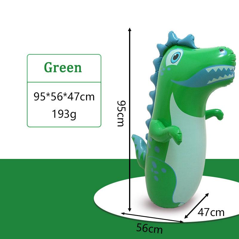 95Cm Inflatable Dinosaur Punching Bag Antistress Toy For Kids Stress Relief Outdoor Training Bag Hand-Eye Coordination Fun Play