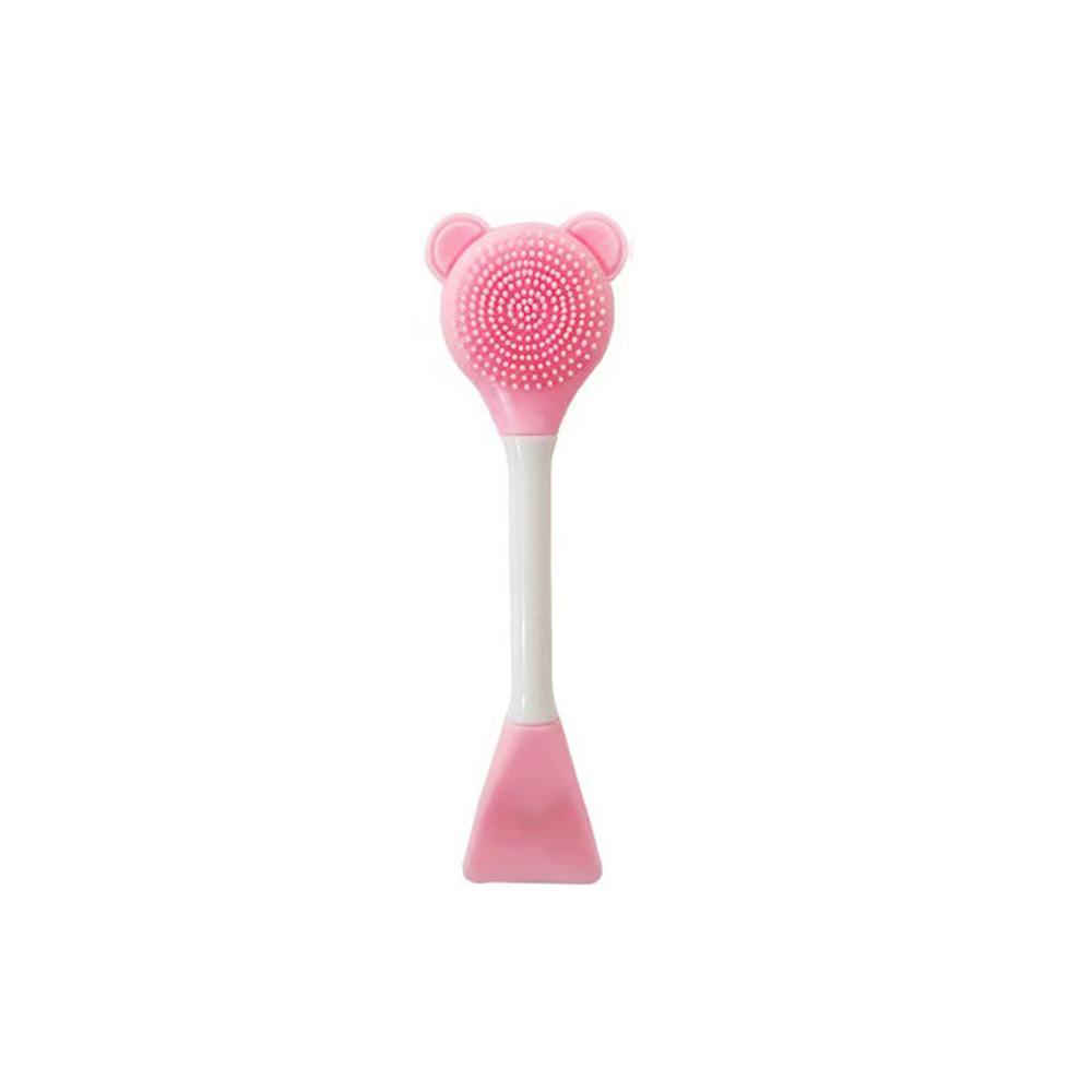 Cleansing Brush 2 In 1 Silicone Mask Brush And Facial Cleaning Brush Are Used For Exfoliation, Massage, Makeup Removal Skin Care