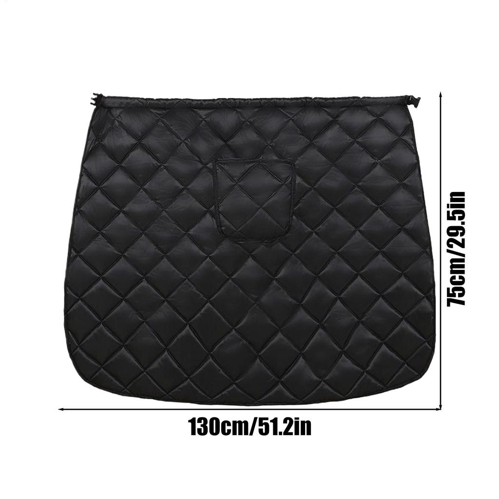 Motorcycle Winter Leg Cover Windproof Apron Scooter Warm Cotton Leg Protector for Cold Weather Motorcycle Scooter Outdoor Riding