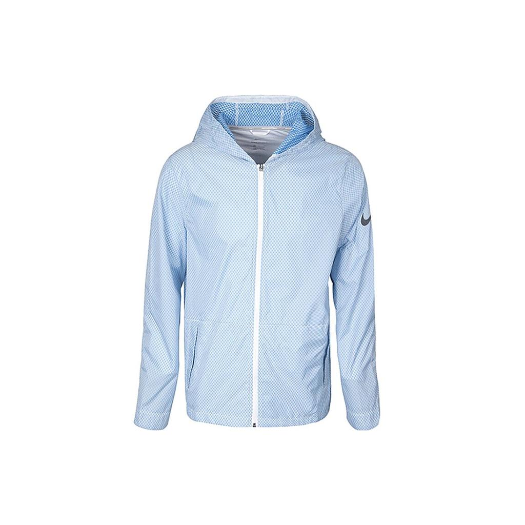 Nike Lightweight Water-Resistant Jacket Men Outerwear Blue 848532-432