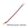 Xt60 Male To Bullet Terminal Conversion Cable Electric Bike Scooter Motor Female Battery Extension Cable 28Cm Ebike Accessories
