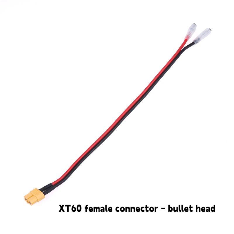 Xt60 Male To Bullet Terminal Conversion Cable Electric Bike Scooter Motor Female Battery Extension Cable 28Cm Ebike Accessories