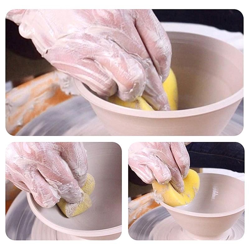10/20 Buc. Formă Rotundă Burete Ceramic Aruncare Apă Absorbant Spumă Lut Sculptură Ceramică Spumă Curățare Luturi Instrumente Pictură