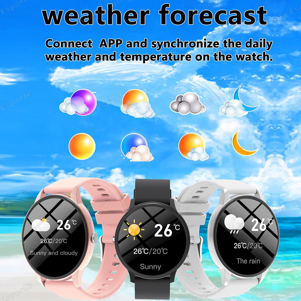 New Women SmartWatch Bluetooth Call Lady Watches Sports Waterproof Heart Rate Sleep Monitor Smart Watch Women Present Gifts