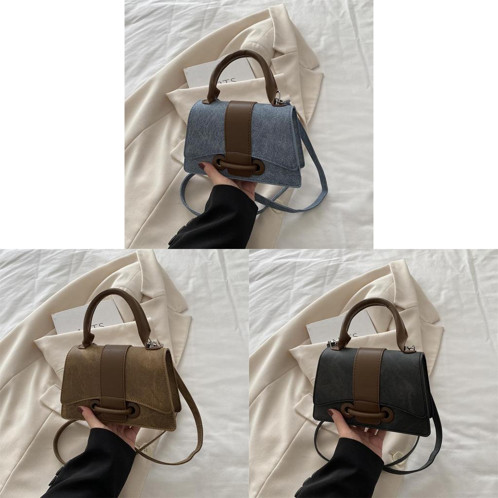 Minimalist Small Square Bag With Magnetic Closure For Daily Use Women