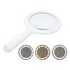 Adjustable Double Light Magnifying Glass With Comfortable Grip Nonslip Handle Enhancing Acrylic Lens For Detailed Inspection Hobbies Close Work