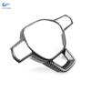 For Honda Civic 11th  ABS Carbon Fiber Texture Car Interior Steering Wheel Frame Cover Protective Trim