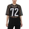 Como W Nk Chill Wvn Encaje Camiseta de Punto Cuello en V Estampada Mujer tops IM8388-010