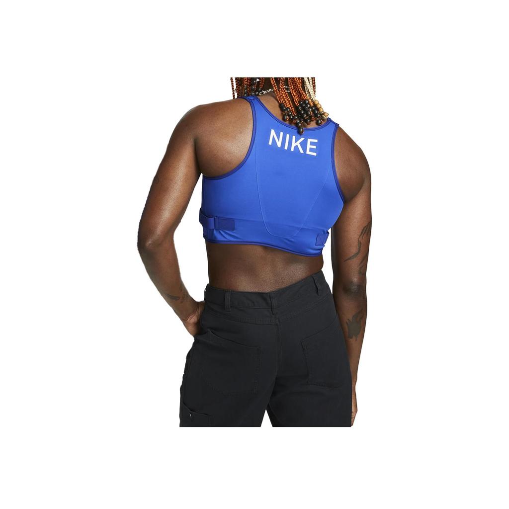 Nike X Ambush Kollaboration SS23 American Vintage Letter Cropped Schnür-Tanktop Damen Tops Blau DN7655-480