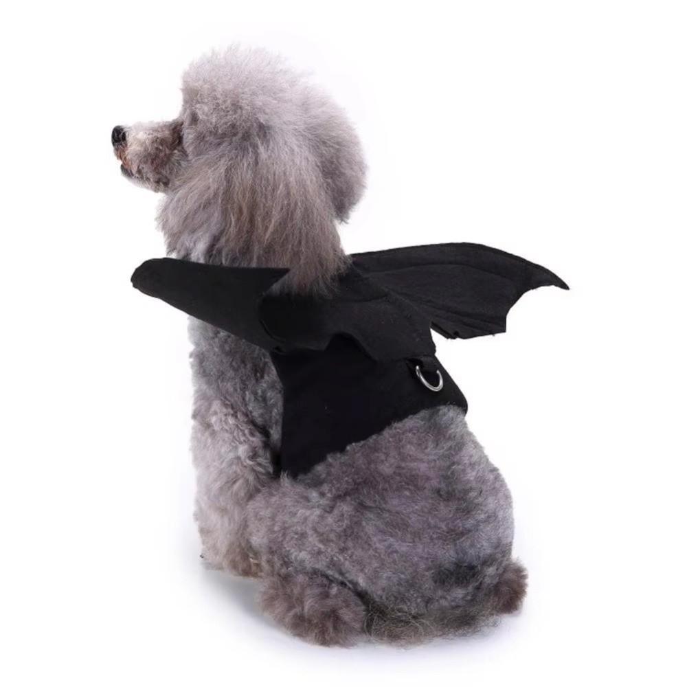 Adjustable Harness Cat Costume Black Bat Wings Costume Cute Dog Costume for Cats and Small Dogs