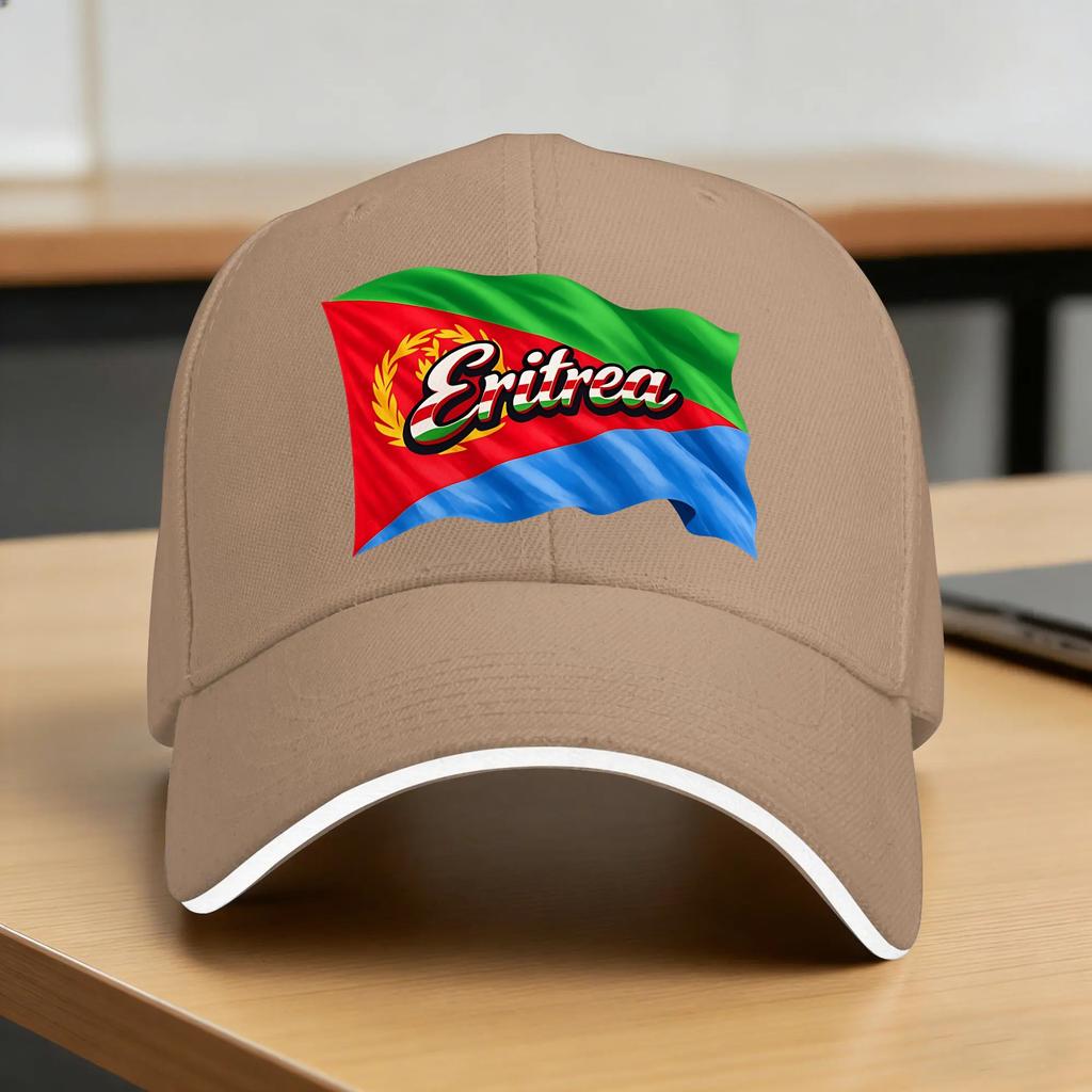 Eritrea Flag Sun Baseball Cap Summer Women Unisex  Design Trucker Hat High Quality Vintage Kpop Rock Snapback Cap