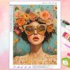 5D DIY New Diamond Painting Women Flowers Butterflies Full Square Round Diamond Mosaic Embroidery Kit Rhinestone Home Art Decor