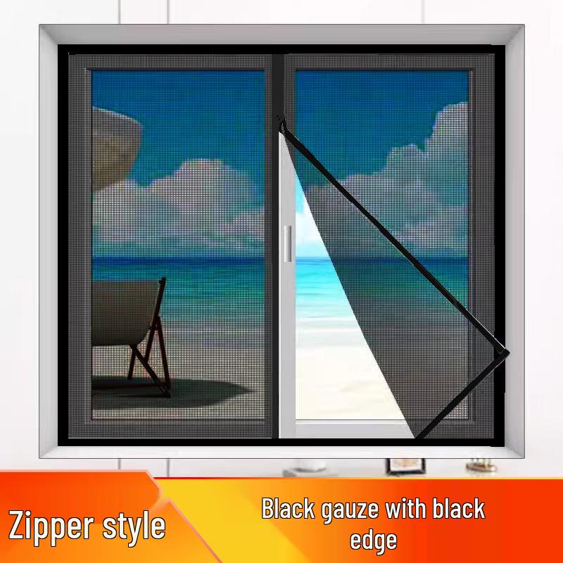 Nano Anti-Mosquito Insect Screen: Invisible Velcro Self-Install Mesh for Home Windows