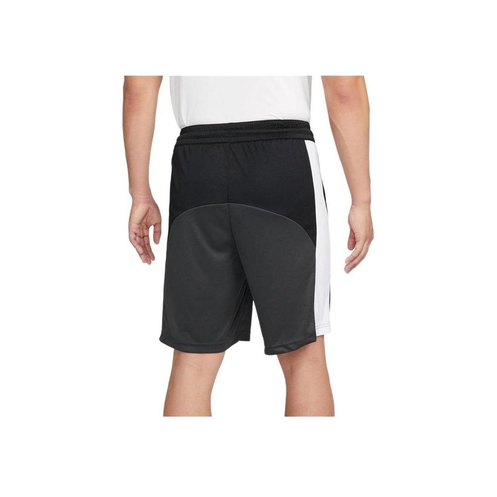 Nike Dri-Fit Starting 5 Block Shorts Black Dark Smoke Grey White DQ5827-010
