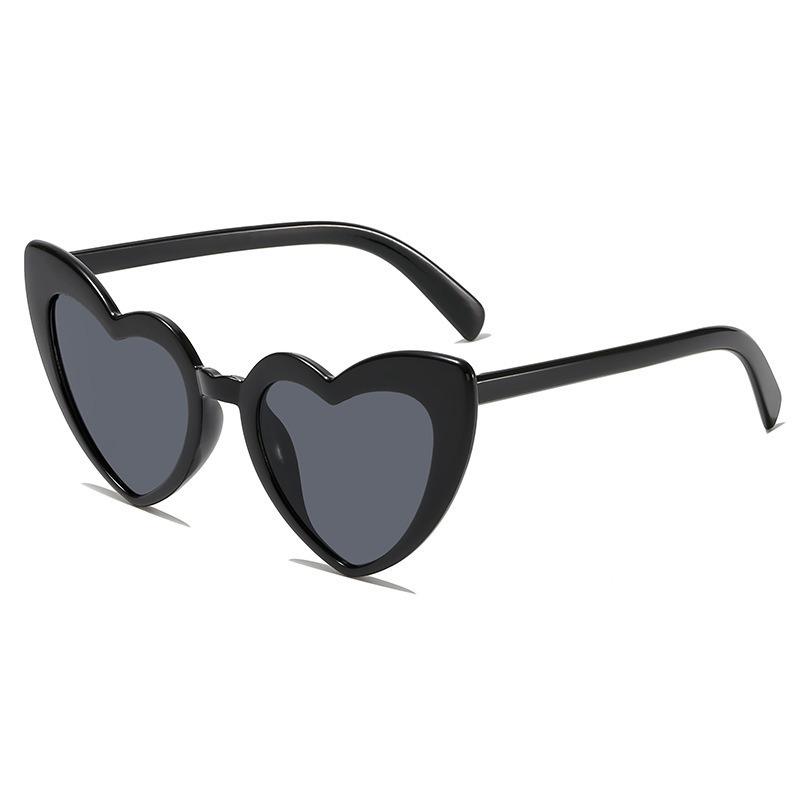 Trendy Peach Heart Sunglasses for Women - Stylish, Comfortable, and Face Slimming